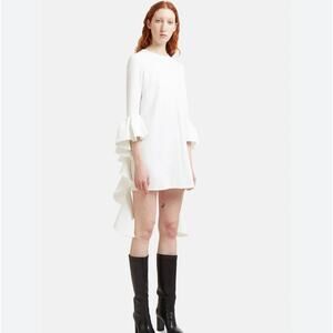 ELLERY Kilkenny Frill Sleeve Mini Dress - Ivory Size 2
$750